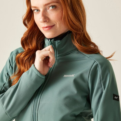 REGATTA MOUTDALE VERDE CHAQUETA SHOFSHELL TREKKING MUJER6, ARISTARUN