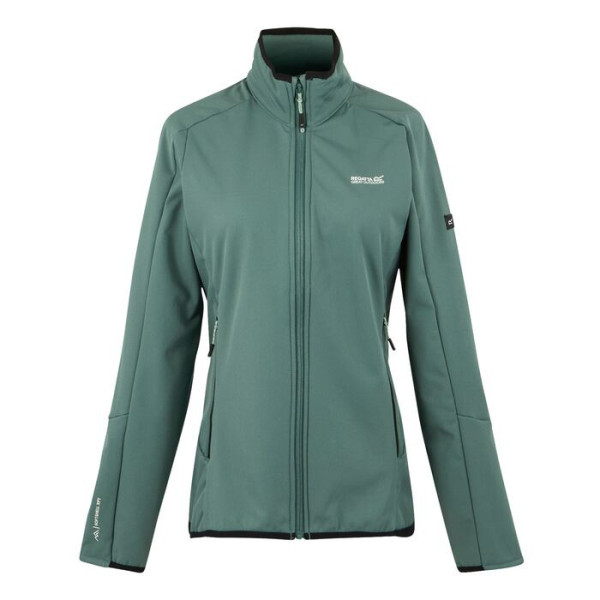 REGATTA MOUTDALE VERDE CHAQUETA SHOFSHELL TREKKING MUJER, ARISTARUN