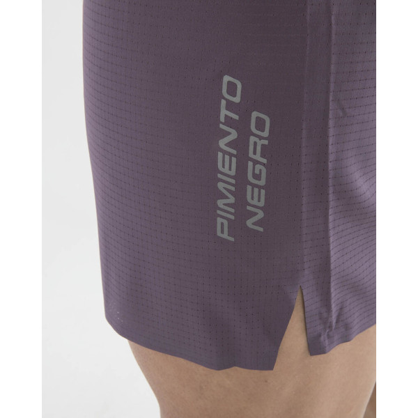 PIMIENTO NEGRO PANTALONES RUNNING VINO UNISEX VISTA LOGO,ARISTARUN