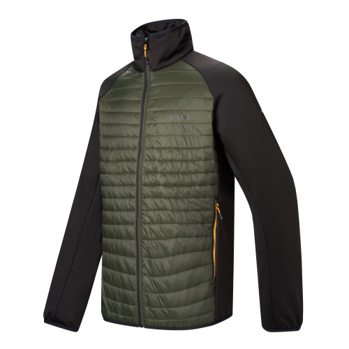 REGATTA CLUMBER VERDE NEGRO CHAQUETA HÍBRIDA HOMBRE VISTA DELANTERA,ARISTARUN