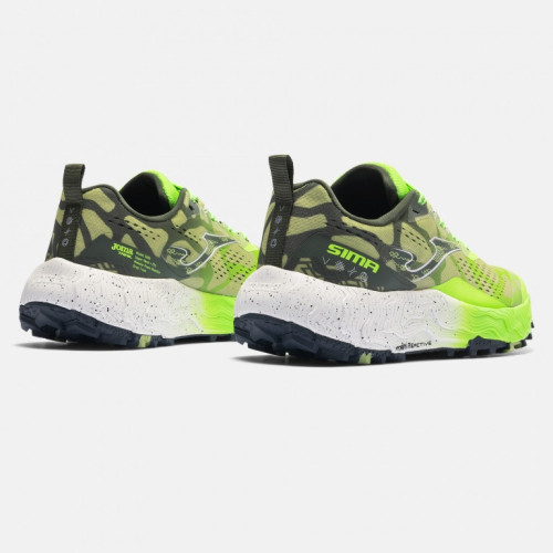 JOMA SIMA VERDE FLÚOR 2615 ZAPATILLAS TRAIL HOMBRE VISTA ANTERIOR,ARISTARUN