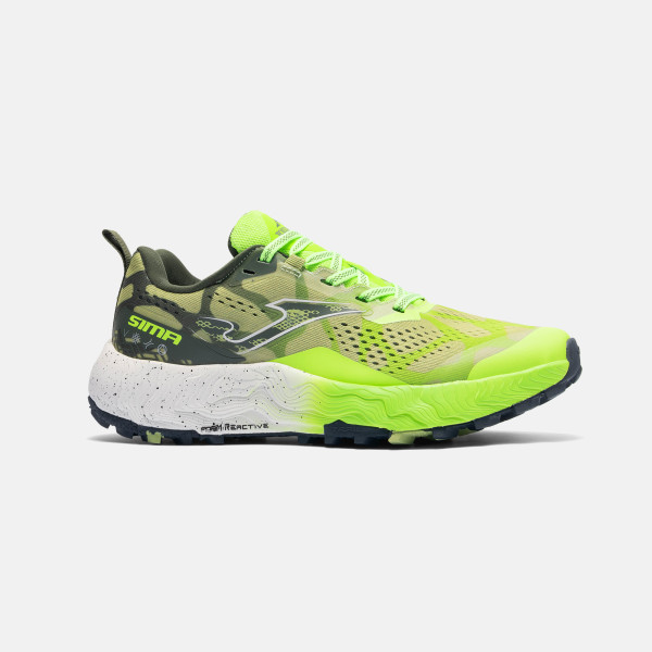 JOMA SIMA VERDE FLÚOR 2615 ZAPATILLAS TRAIL HOMBRE VISTA EXTERIOR,ARISTARUN