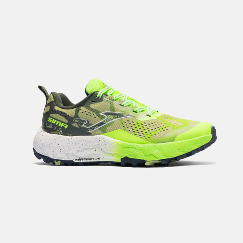 JOMA SIMA VERDE FLÚOR 2615 ZAPATILLAS TRAIL HOMBRE VISTA EXTERIOR,ARISTARUN