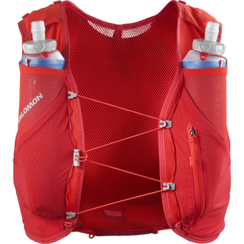 SALOMON ADV SKIN 5 CHALECO TRAIL RUNNING ROJO VISTA COMPLETA,ARISTARUN