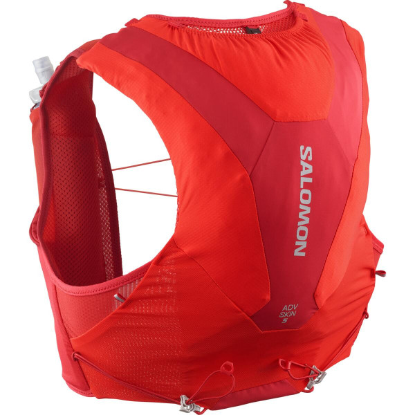 SALOMON ADV SKIN 5 CHALECO TRAIL RUNNING ROJO VISTA PORTADA,ARISTARUN