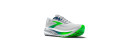 BROOKS GHOST 17 WHITE GREEN MEN RUNNING SHOES