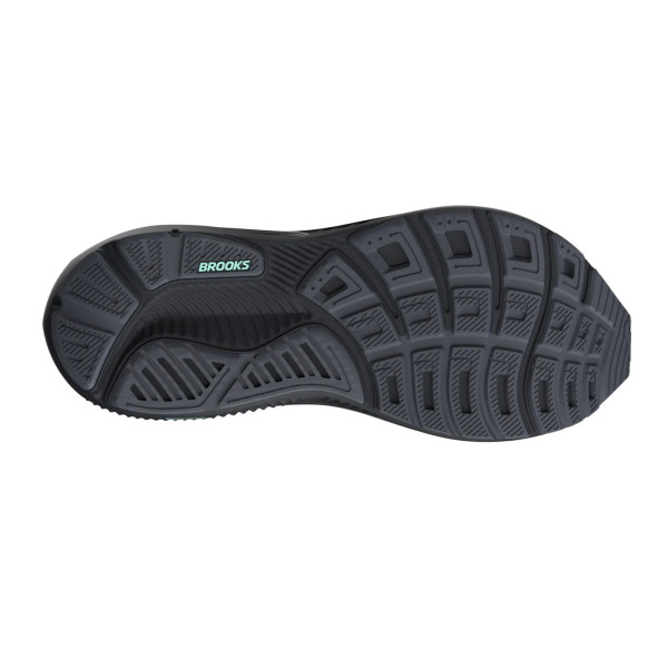 BROOKS GHOST 17 VERDE GRIS ZAPATILLA RUNNING HOMBRE VISTA SUELA,ARISTARUN