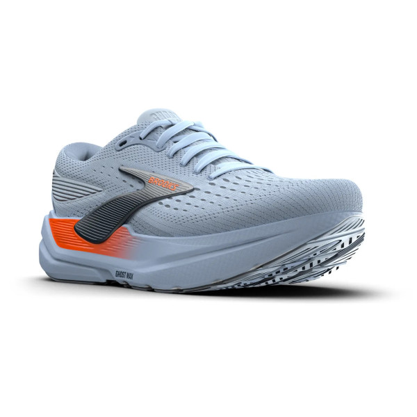 BROOKS GHOST MAX 3 AZUL NARANJA ZAPATILLA RUNNING HOMBRE VISTA LATERAL,ARISTARUN