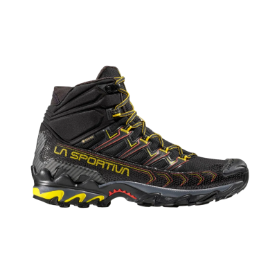 LA SPORTIVA ULTRA RAPTOR II MID GTX NEGRO AMARILLO VISTA PORTADA,ARISTARUN 2