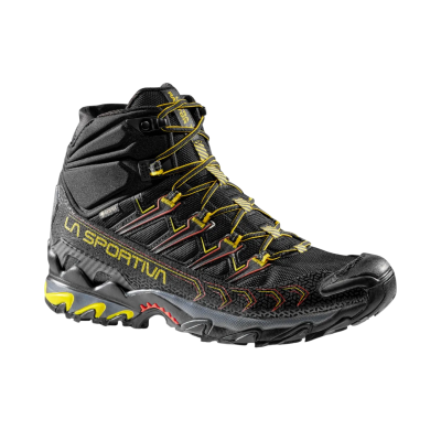 LA SPORTIVA ULTRA RAPTOR II MID GTX NEGRO AMARILLO VISTA PORTADA,ARISTARUN