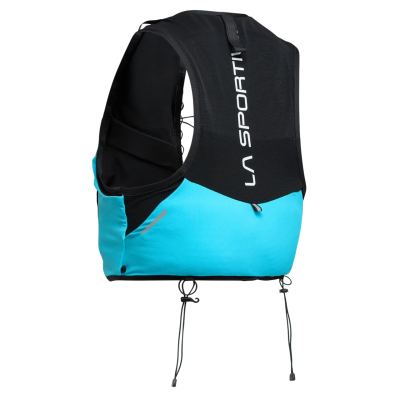 LA SPORTIVA TRAIL VEST 5L CHALECO HIDRATACIÓN NEGRO AZUL VISTA TRASERA,ARISTARUN