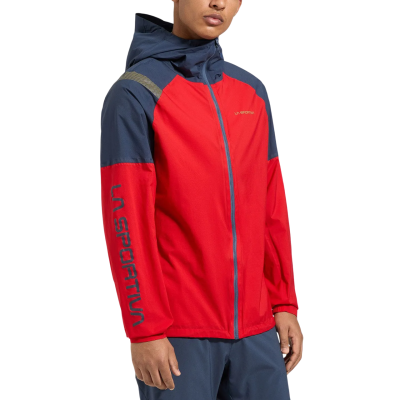 LA SPORTIVA POCKETSHELL JKT CHAQUETA IMPERMEABLE HOMBRE VISTA COMPLETA,ARISTARUN