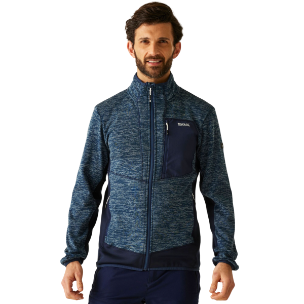 REGATTA BASLINN AZUL FORRO POLAR HOMBRE VISTA FRONTAL,ARISTARUN