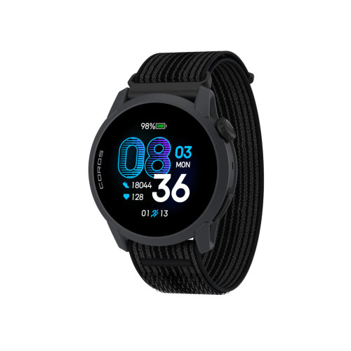 COROS PACE 4 NEGRO RELOJ DEPORTIVO VISTA FRONTAL,ARISTARUN