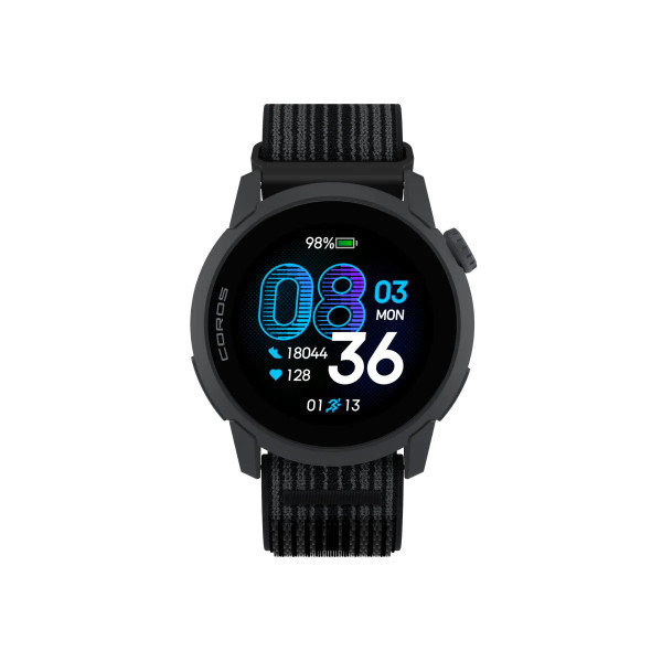 COROS PACE 4 NEGRO RELOJ DEPORTIVO VISTA DELANTERA,ARISTARUN