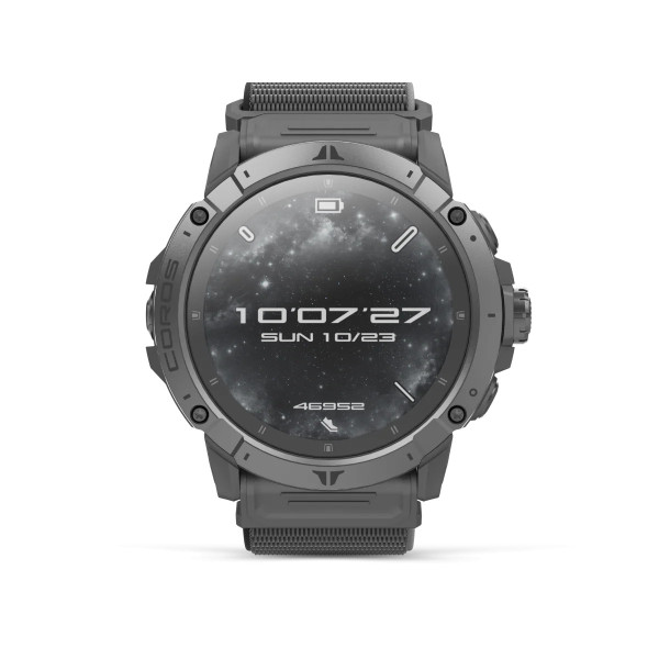 COROS VERTIX 2S NYLON RELOJ DEPORTIVO GPS NEGRO VISTA DELANTERA,ARISTARUN