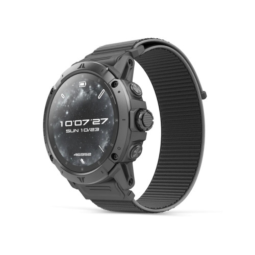 COROS VERTIX 2S NYLON RELOJ DEPORTIVO GPS NEGRO VISTA LATERAL,ARISTARUN