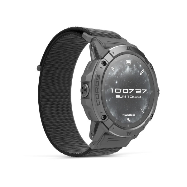 COROS VERTIX 2S NYLON RELOJ DEPORTIVO GPS NEGRO VISTA DIAGONAL,ARISTARUN