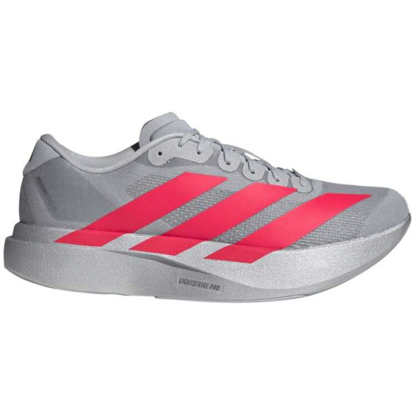 ZAPATILLAS ADIDAS ADIZERO EVO SL GRIS ROJO HOMBRE VISTA EXTERIOR,ARISTARUN