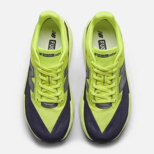 NEW BALANCE FUELCELL REBEL v5 ZAPATILLAS RUNNING ASFALTO HOMBRE AMARILLO VISTA SUPERIOR,ARISTARUN