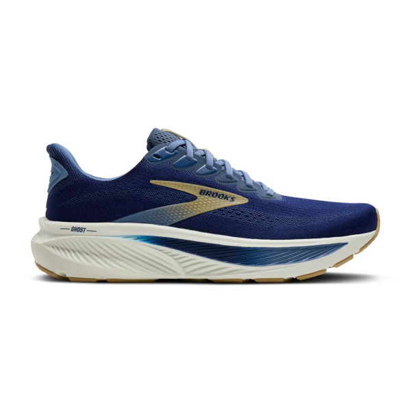 BROOKS GHOST 17 AZUL OSCURO ZAPATILLA RUNNING HOMBRE VISTA EXTERIOR,ARISTARUN