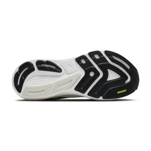BROOKS REVEL 8 BLANCO AMARILLO ZAPATILLAS RUNNING HOMBRE VISTA SUELA,ARISTARUN