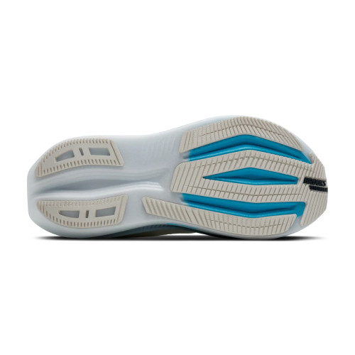 BROOKS GLYCERIN MAX 2 BLANCO AZUL ZAPATILLAS RUNNING HOMBRE VISTA SUELA,ARISTARUN