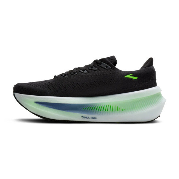 BROOKS GLYCERIN MAX 2 GRIS VERDE ZAPATILLAS RUNNING HOMBRE VISTA INTERIOR,ARISTARUN