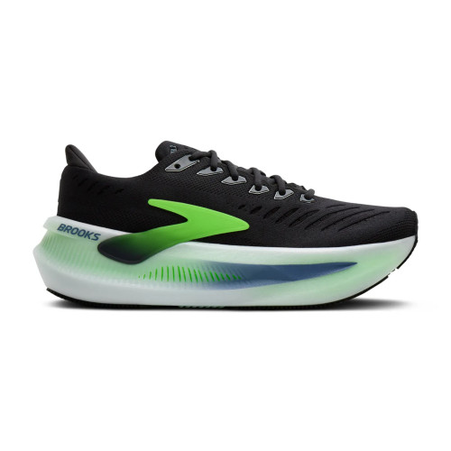 BROOKS GLYCERIN MAX 2 GRIS VERDE ZAPATILLAS RUNNING HOMBRE VISTA EXTERIOR,ARISTARUN