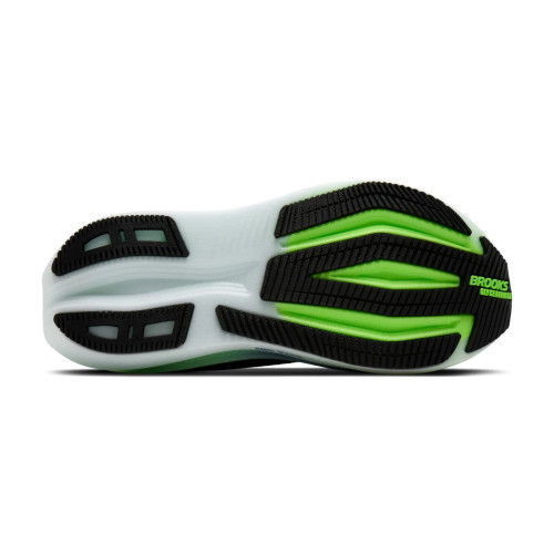 BROOKS GLYCERIN MAX 2 GRIS VERDE ZAPATILLAS RUNNING HOMBRE VISTA SUELA,ARISTARUN