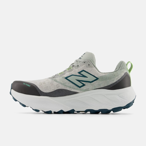 NEW BALANCE FRESH FOAM X HIERRO 9 GRIS AZUL ZAPATILLAS TRAIL HOMBRE  LATERAL