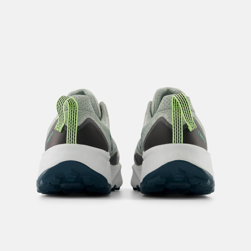 NEW BALANCE FRESH FOAM X HIERRO 9 GRIS AZUL ZAPATILLAS TRAIL TRASERA