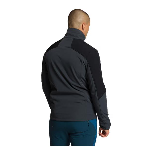 TRANGOWORLD LYSKAMM NEGRO CHAQUETA SOFTSHELL HOMBRE ESPALDA, ARISTARUN