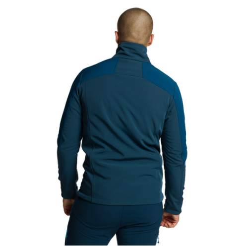 TRANGOWORLD LYSKAMM AZUL CHAQUETA SOFTSHELL HOMBRE ESPALDA, ARISTARUN