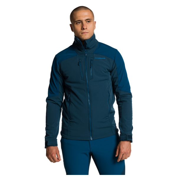 TRANGOWORLD LYSKAMM AZUL CHAQUETA SOFTSHELL HOMBRE, ARISTARUN