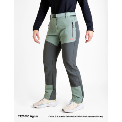 SPHERE PRO AGNER VERDE AGUA GRIS PANTALONES TREKKING MUJER, ARISTARUN 2