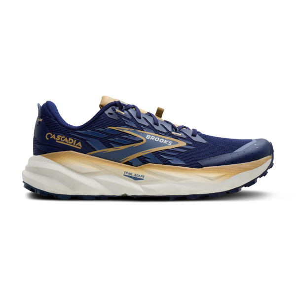 BROOKS CASCADIA 19 ZAPATILLA TRAIL HOMBRE AZUL OCEANO, ARISTARUN
