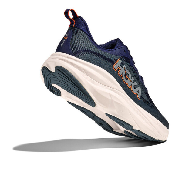 HOKA SKYFLOW AZUL OSCURO ZAPATILLAS ASFALTO VISTA ANTERIOR,ARISTARUN