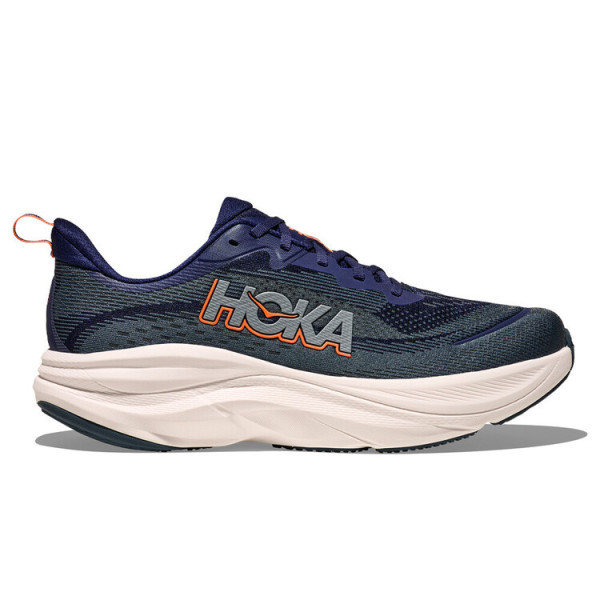 HOKA SKYFLOW AZUL OSCURO ZAPATILLAS ASFALTO VISTA EXTERIOR,ARISTARUN