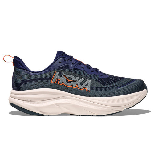 HOKA SKYFLOW AZUL OSCURO ZAPATILLAS ASFALTO VISTA EXTERIOR,ARISTARUN