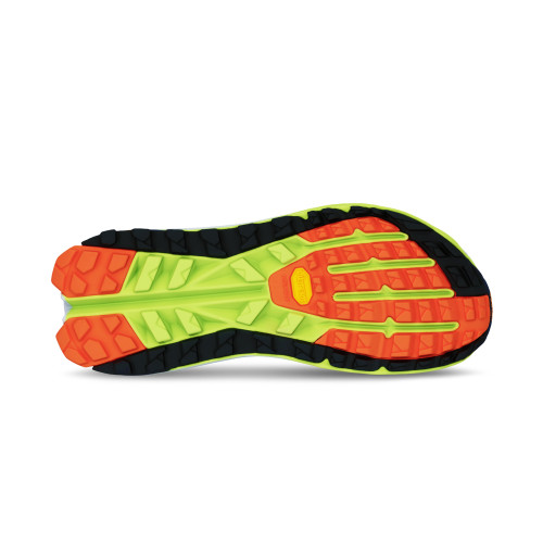 ALTRA OLYMPUS 6 GRIS AMARILLO ZAPATILLAS TRAIL HOMBRE VISTA SUELA,ARISTARUN