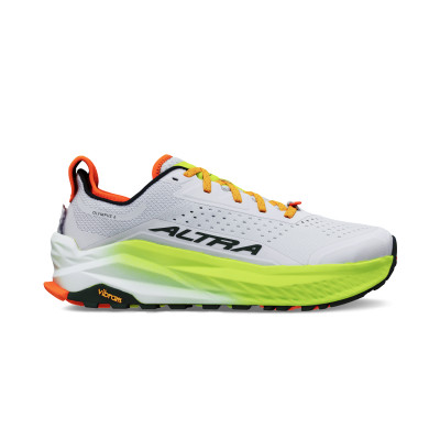 ALTRA OLYMPUS 6 GRIS AMARILLO ZAPATILLAS TRAIL HOMBRE VISTA EXTERIOR,ARISTARUN