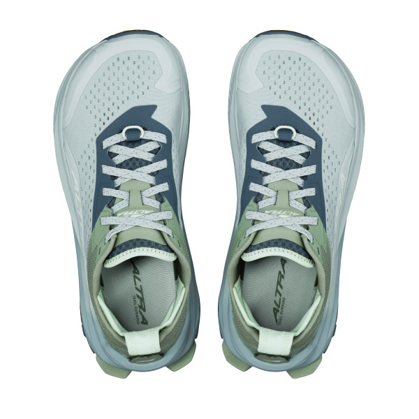 ALTRA OLYMPUS 6 GRIS AZULADO ZAPATILLAS TRAIL MUJER VISTA SUPERIOR,ARISTARUN