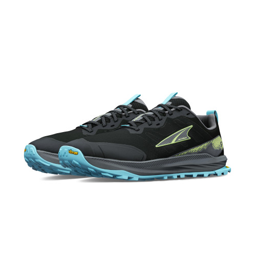 ALTRA LONE PEAK 9+ NEGRO AZUL ZAPATILLAS TRAIL HOMBRE VISTA LATERAL,ARISTARUN