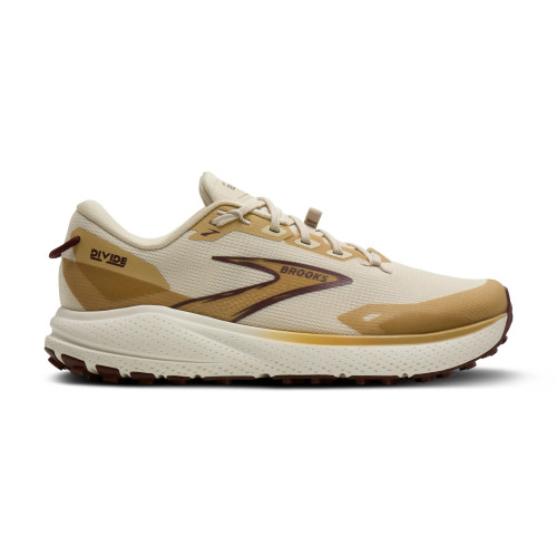 BROOKS DIVIDE 6 BEIGE ZAPATILLA MIXTA MUJER LATERAL, ARISTARUN