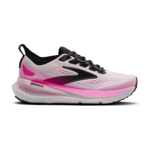 BROOKS GLYCERIN 23 BLANCO ROSA ZAPATILLAS RUNNING MUJER VISTA EXTERIOR,ARISTARUN