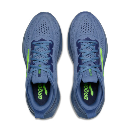 BROOKS GLYCERIN 23 AZUL VERDE ZAPATILLAS RUNNING HOMBRE VISTA SUPERIOR,ARISTARUN