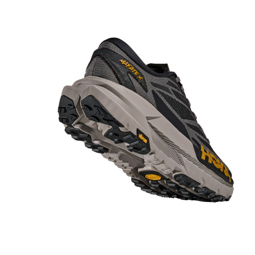 HOKA MAFATE X GRIS ZAPATILLAS TRAIL RUNNING HOMBRE VISTA TRASERA,ARISTARUN