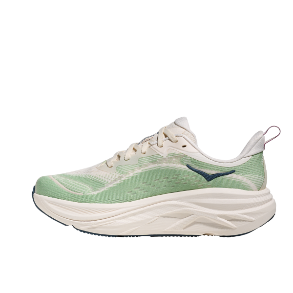 HOKA SKYFLOW BLANCO VERDE ZAPATILLAS RUNNING MUJER LATERAL2, ARISTARUN