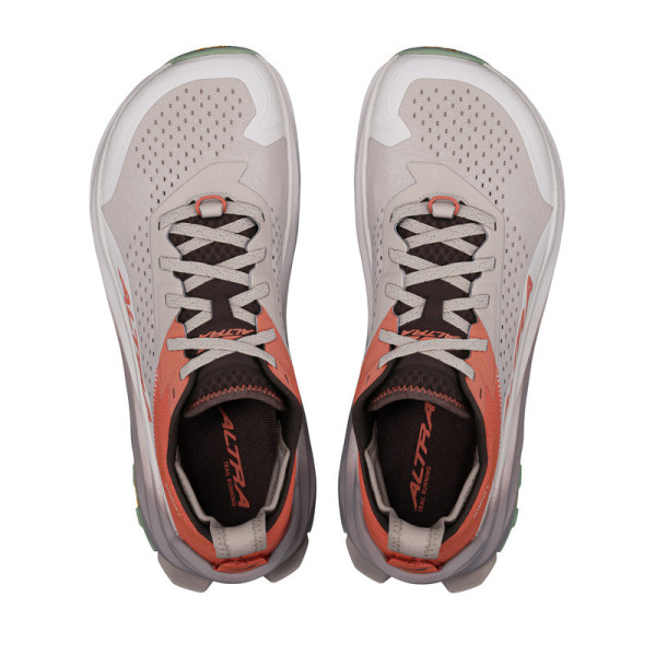 ALTRA OLYMPUS 6 MARRON NARANJA ZAPATILLAS TRAIL HOMBRE ARRIBA PAREJA, ARISTARUN